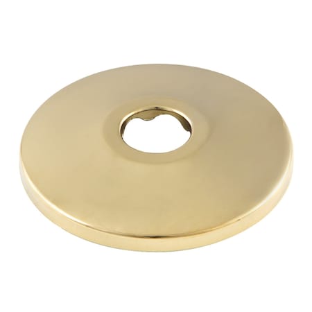 Kingston Brass FL582 Made To Match 5/8" OD Brass Flange, Polished Brass FL582